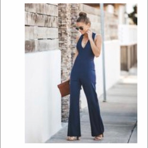 Vici Other - Vici navy jumpsuit NWOT
